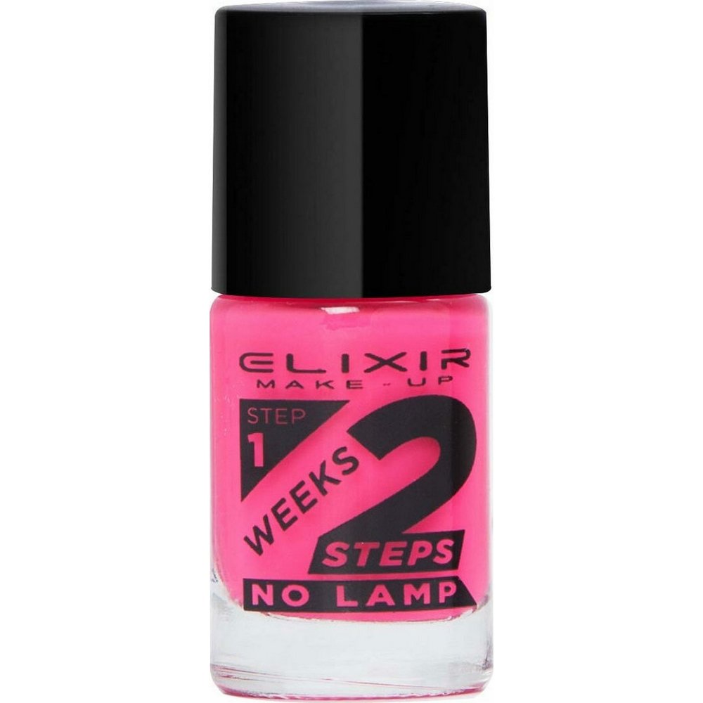 Elixir Make-Up 2 Weeks Nail Polish Βερνίκι Νυχίων Gel Effect 2 Εβδομάδων (Χωρίς Λάμπα), 730 Fuchsia