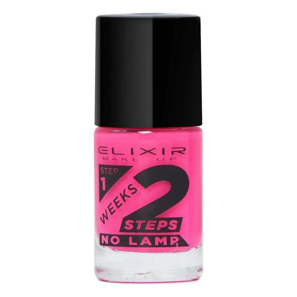 Elixir Make-Up 2 Weeks Nail Polish Βερνίκι Νυχίων Gel Effect 2 Εβδομάδων Χωρίς Λάμπα 732 Magenta, 1τμχ