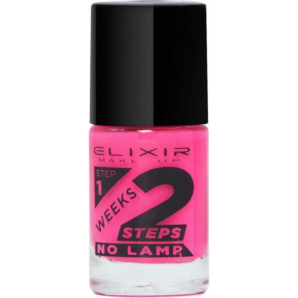Elixir Make-Up 2 Weeks Nail Polish Βερνίκι Νυχίων Gel Effect 2 Εβδομάδων (Χωρίς Λάμπα), 732 Magenta
