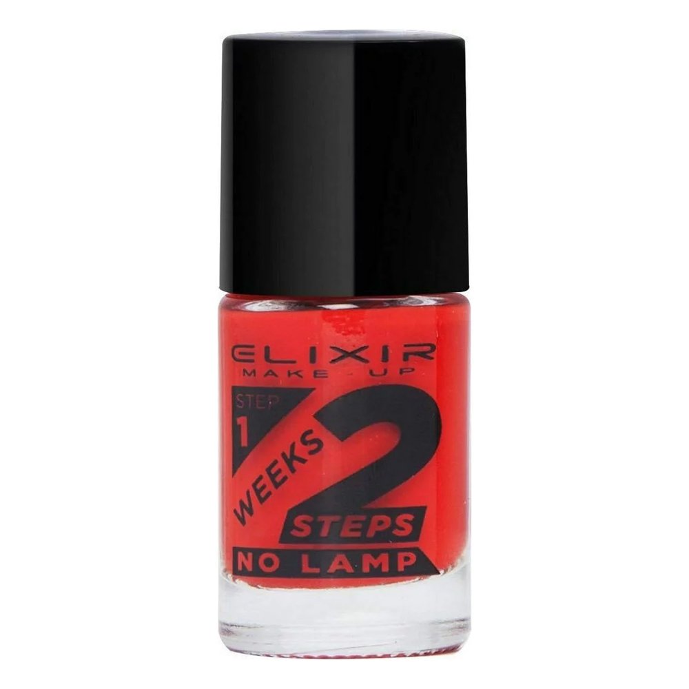 Elixir Make-Up 2 Weeks Nail Polish Βερνίκι Νυχίων Gel Effect 2 Εβδομάδων Χωρίς Λάμπα 734 Apple, 1τμχ