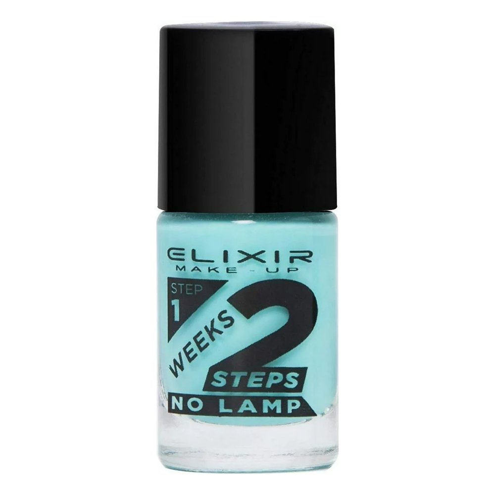 Elixir Make-Up 2 Weeks Nail Polish Βερνίκι Νυχίων Gel Effect 2 Εβδομάδων Χωρίς Λάμπα 737 Pale Blue, 1τμχ