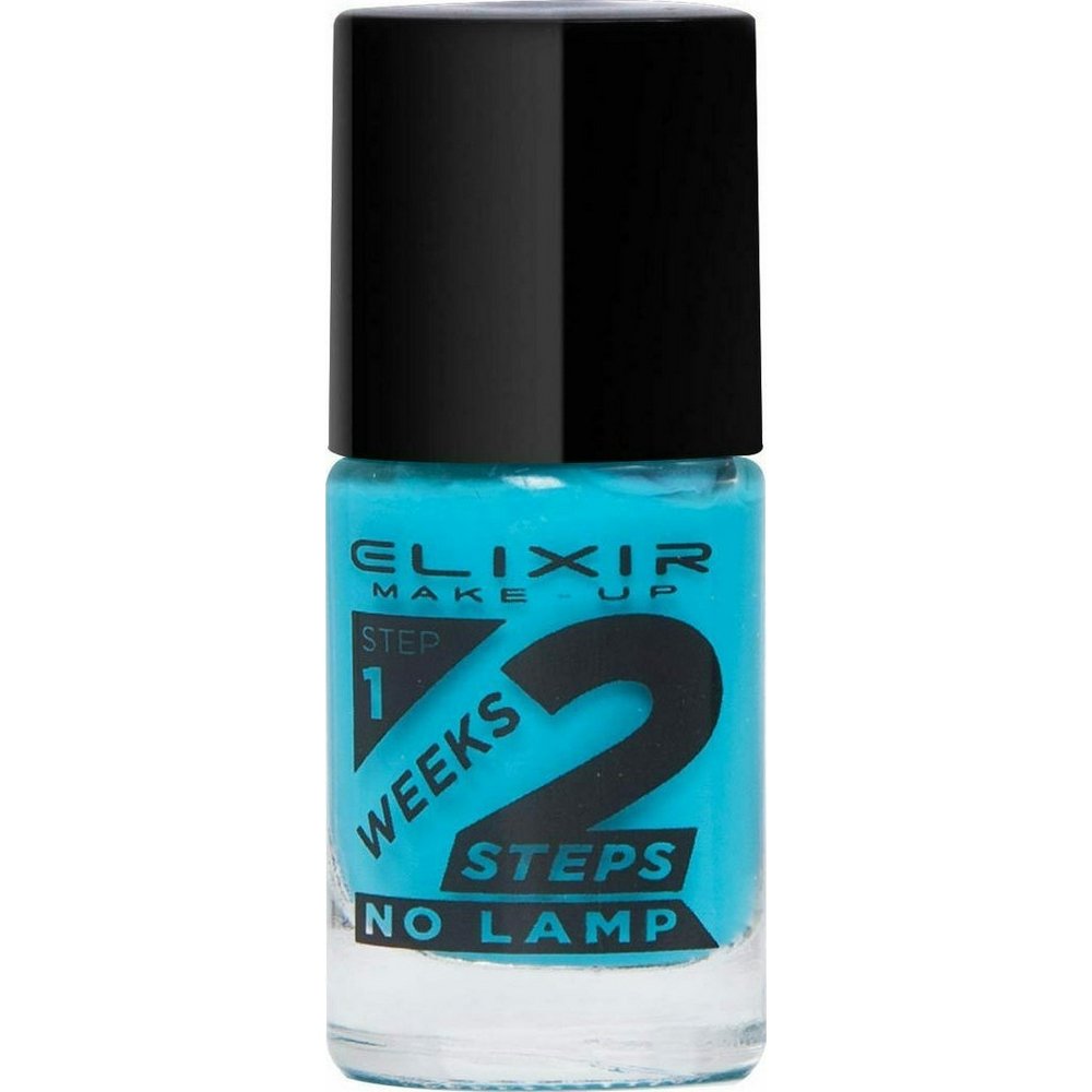Elixir Make-Up 2 Weeks Nail Polish Βερνίκι Νυχίων Gel Effect 2 Εβδομάδων (Χωρίς Λάμπα), 743 Bright Cerulean