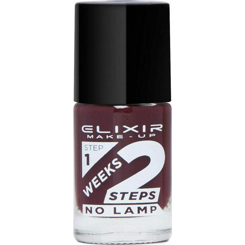 Elixir Make-Up 2 Weeks Nail Polish Βερνίκι Νυχίων Gel Effect 2 Εβδομάδων Χωρίς Λάμπα 755 Wine, 1τμχ