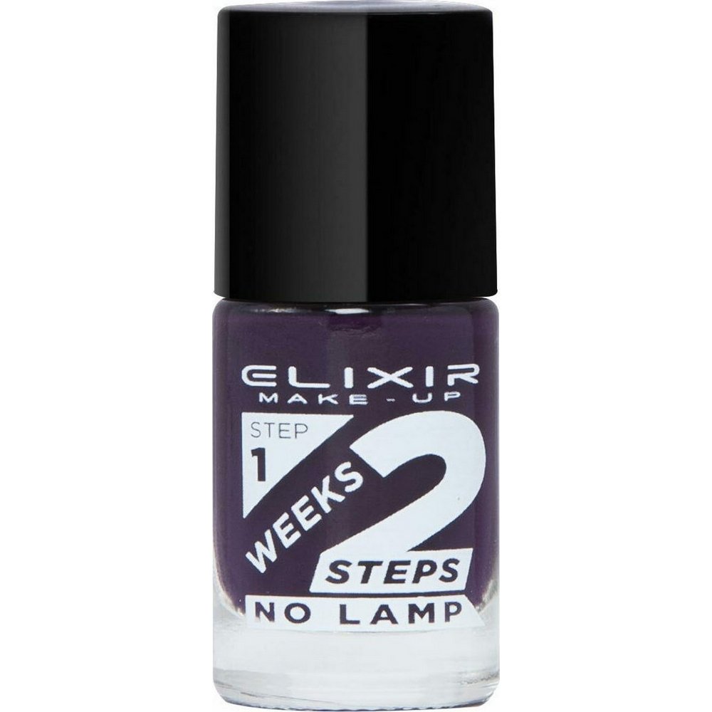 Elixir Make-Up 2 Weeks Nail Polish Βερνίκι Νυχίων Gel Effect 2 Εβδομάδων (Χωρίς Λάμπα), 758 Eggplant