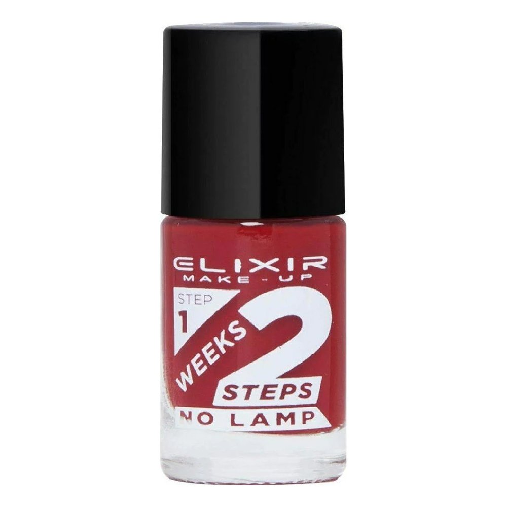 Elixir Make-Up 2 Weeks Nail Polish Βερνίκι Νυχίων Gel Effect 2 Εβδομάδων Χωρίς Λάμπα 763 Black Bean, 1τμχ