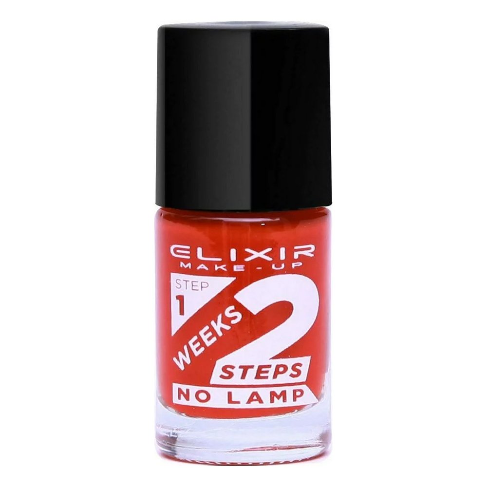 Elixir Make-Up 2 Weeks Nail Polish Βερνίκι Νυχίων Gel Effect 2 Εβδομάδων Χωρίς Λάμπα 784 Carmine Pink, 1τμχ