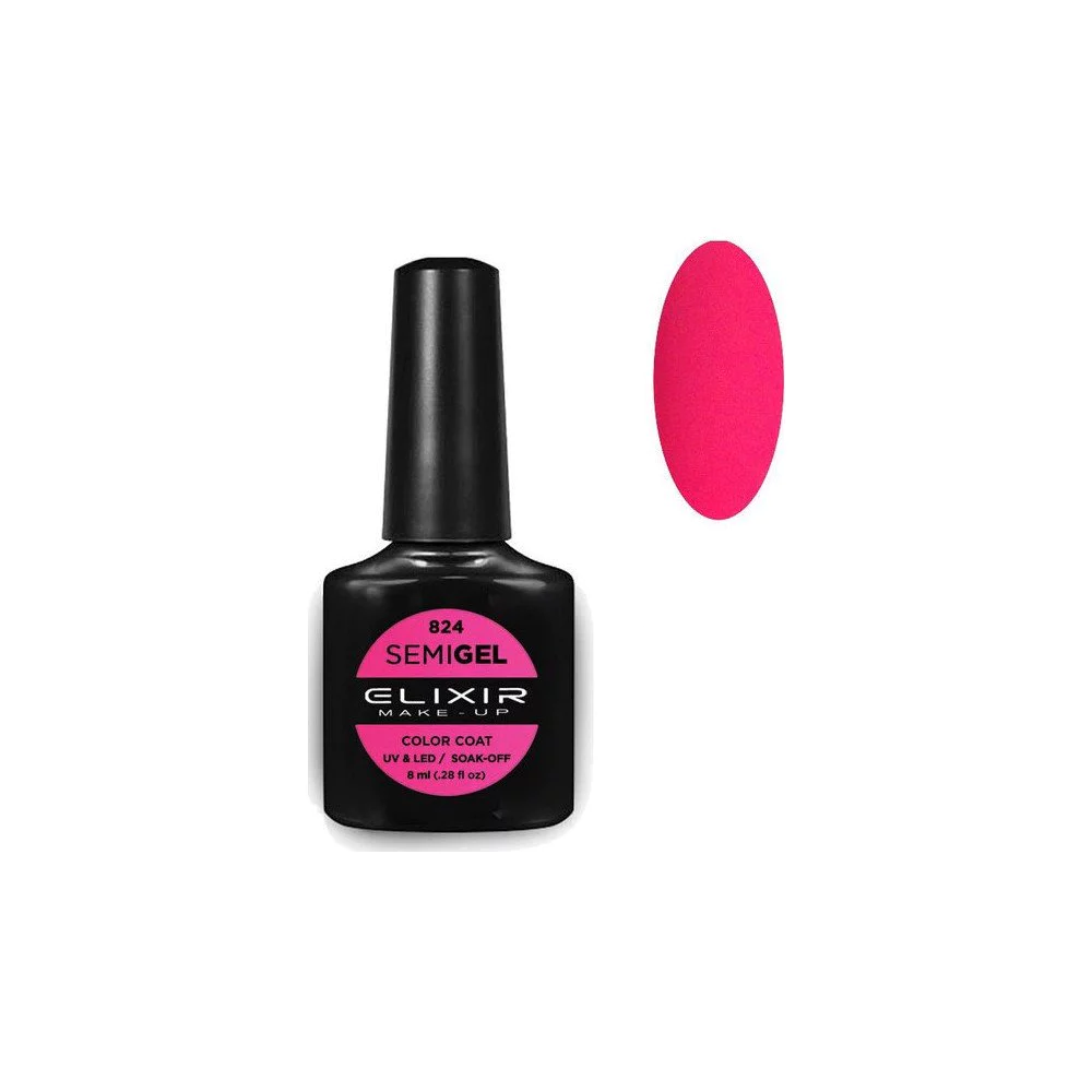Elixir Make-Up Semigel Color Coat 824 Elixir Make-Up Semigel Color Coat 824