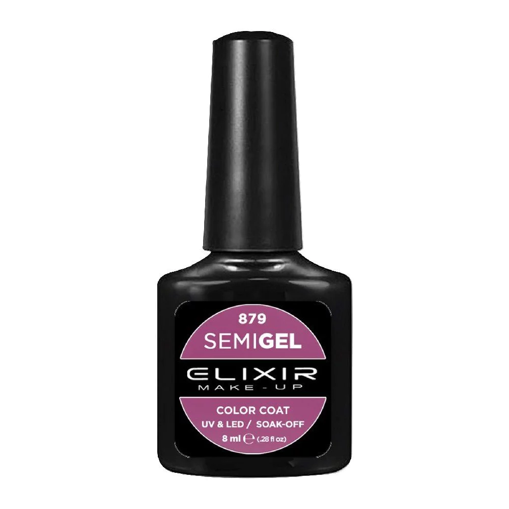 Elixir Make-up Semi Gel Ημιμόνιμο Επαγγελματικό Βερνίκι Νυχιών Νο879 Byzantium, 8ml Elixir Make-up Semi Gel Ημιμόνιμο Επαγγελματικό Βερνίκι Νυχιών Νο879 Byzantium, 8ml