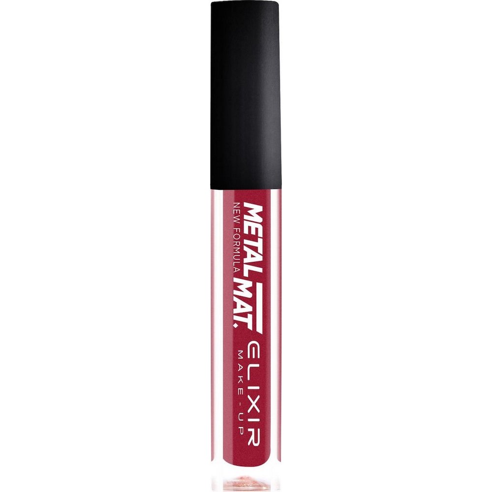 Elixir Make-Up Liquid Lip Metal Matte Υγρό Ματ Κραγιόν, 376 Crimson