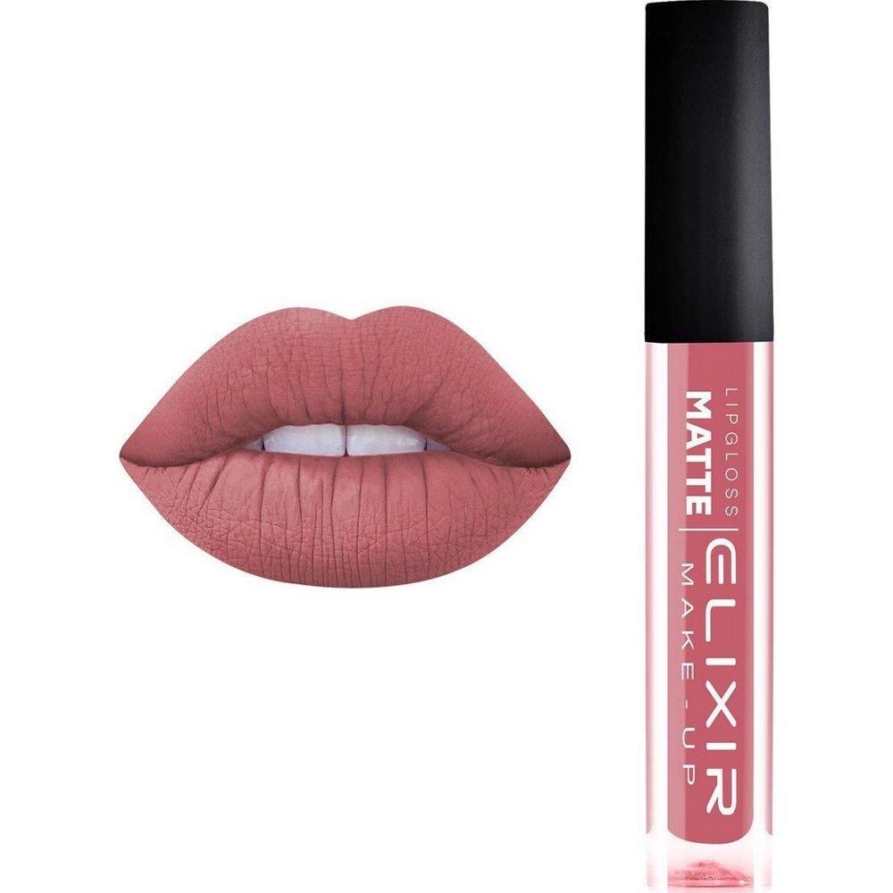 Elixir Make-Up Liquid Lip Matte Υγρό Ματ Κραγιόν 381 Bright Pink, 1τμχ