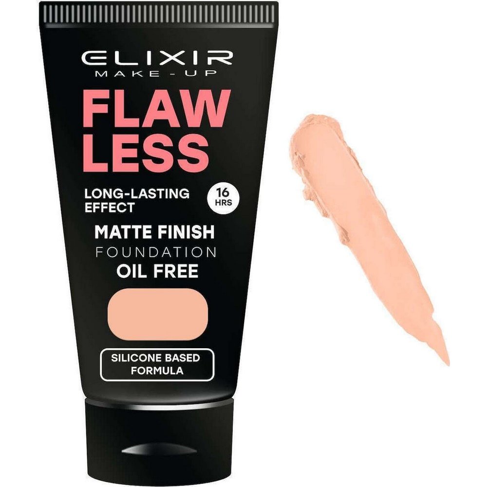 Elixir Make-up Matte Finish Liquid Foundation No401 Sand Beige, 30ml