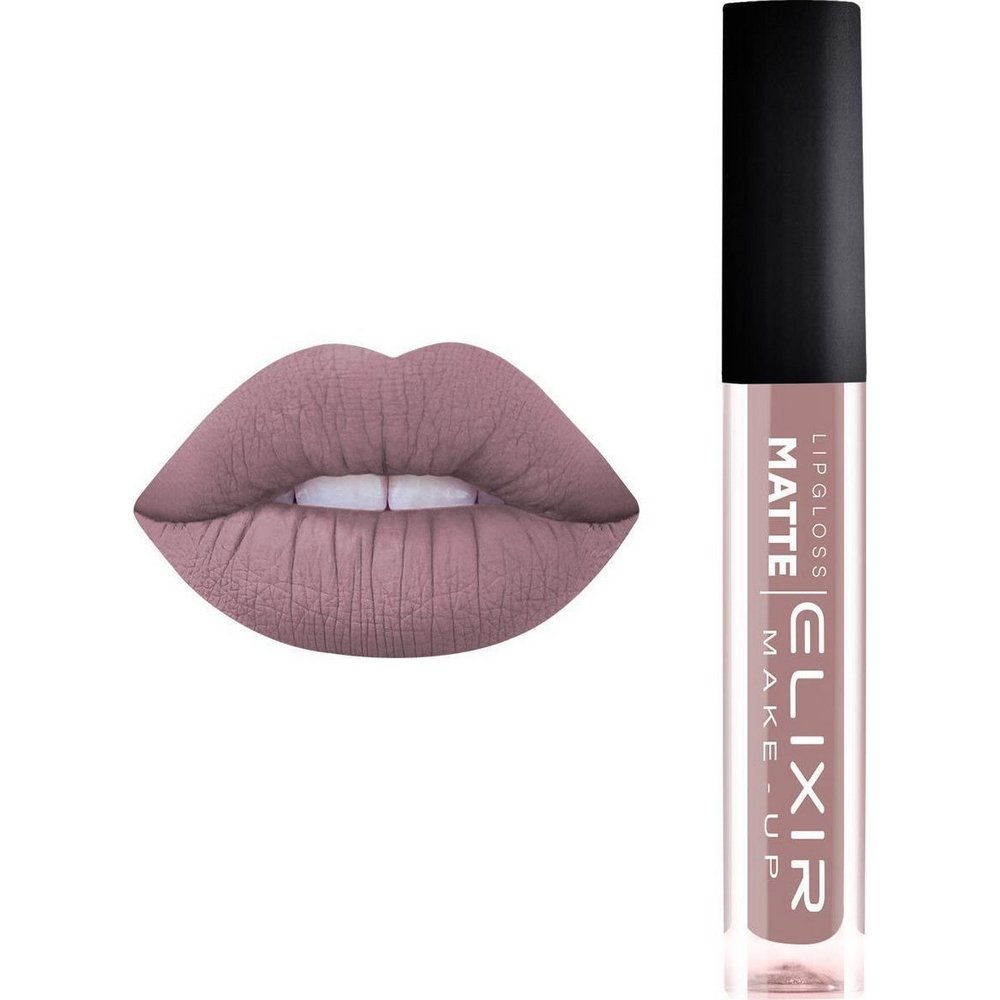 Elixir Make-Up Liquid Lip Matte Υγρό Ματ Κραγιόν, 393 Mountbatten Pink