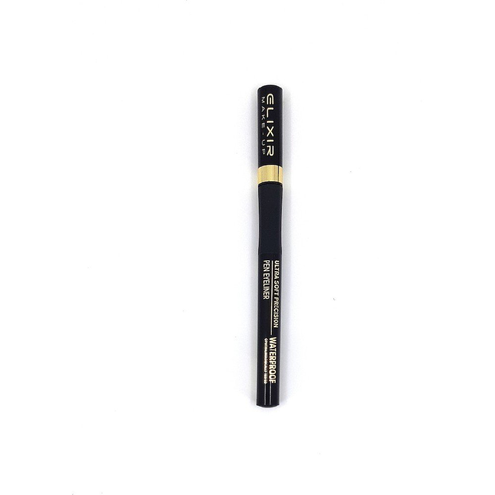 Elixir Ultra Soft Precision Pen Eyeliner Black - (μαύρο αδιάβροχο eyeliner), 1τμχ