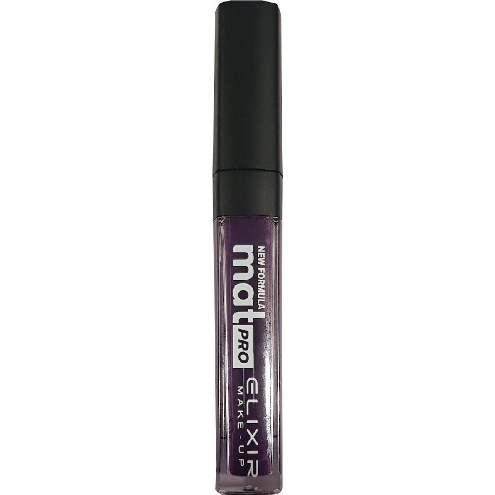 Elixir Make-up Liquid Lip Mat Pro Matte Κραγιόν, 465 Very Dark Purple