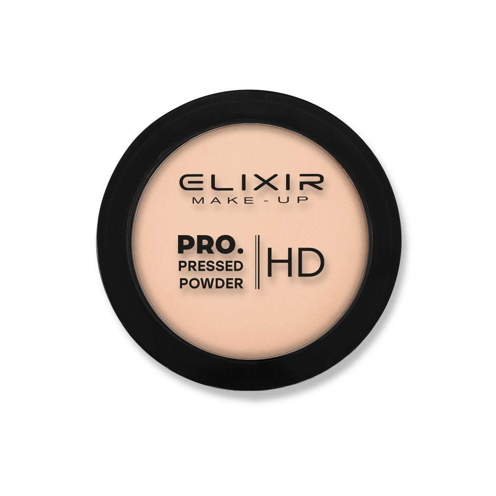 Elixir Make-Up Pro. Pressed Powder HD Πούδρα, No200 Milky Sweet