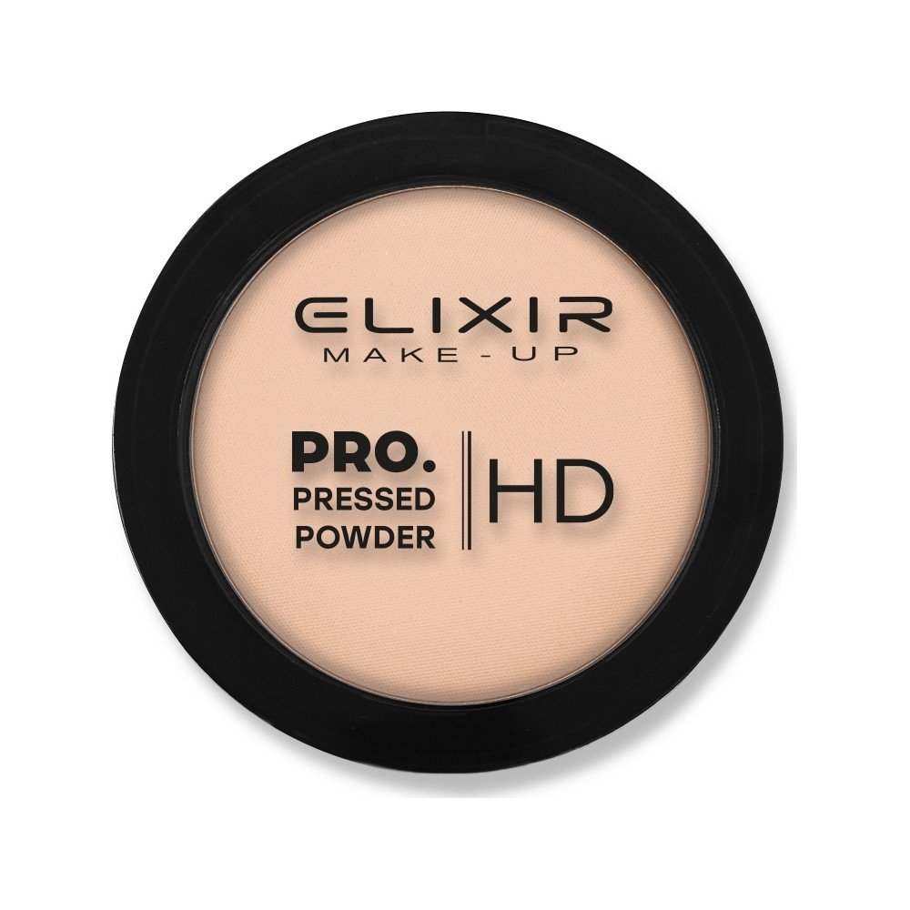 Elixir Make-Up Pro. Pressed Powder HD Πούδρα, No201 Vanilla Ice