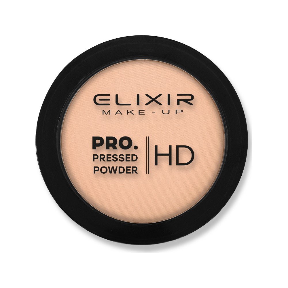 Elixir Make-Up Pro. Pressed Powder HD Πούδρα, No202 Coconut Silk