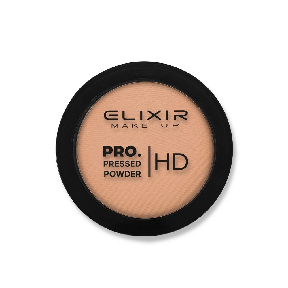 Elixir Make-Up Pro. Pressed Powder HD Πούδρα, No203 Smooth Cocoa
