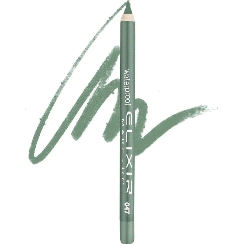 Elixir Make-Up Waterproof Eye Pencil 047 Olive Green Elixir Make-Up Waterproof Eye Pencil 047 Olive Green