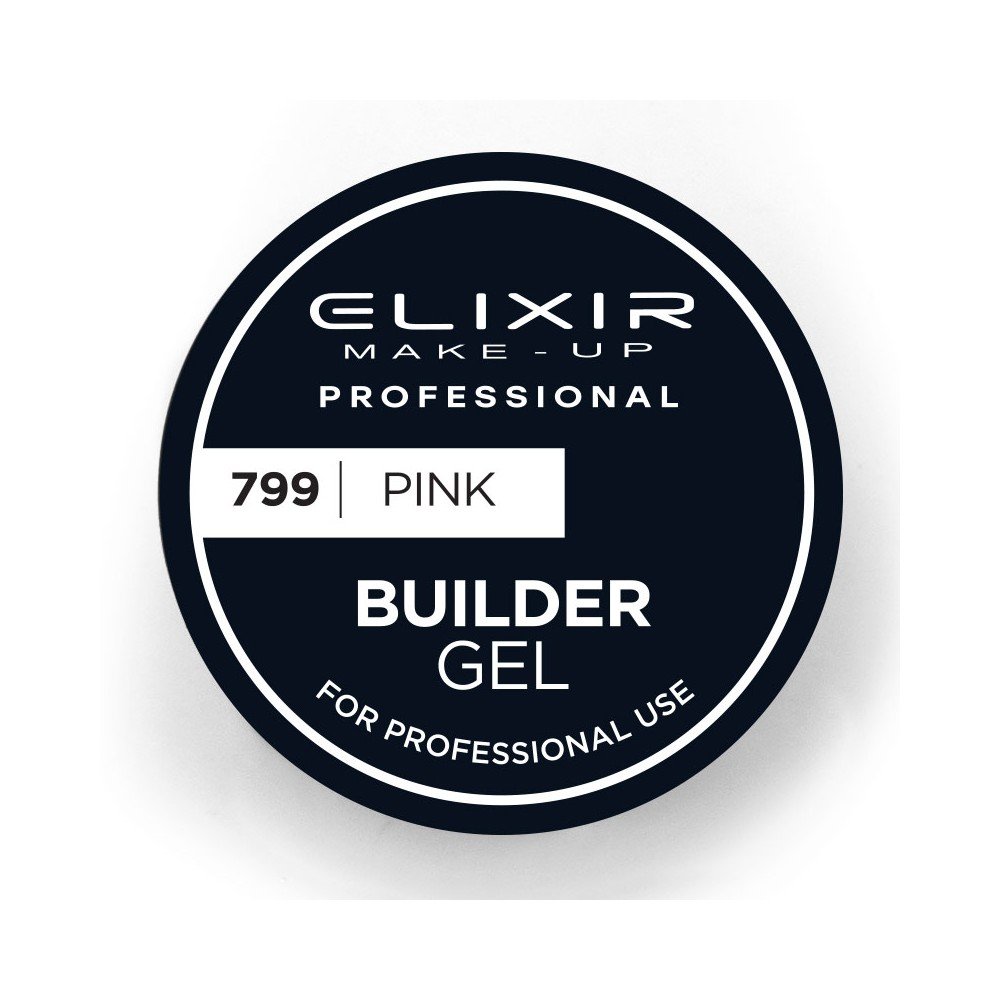 Elixir Make-Up Professional Builder Gel 799 Pink, 30gr