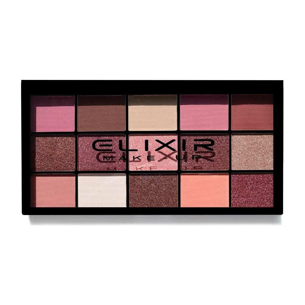 Elixir Make-Up Palette Παλέτα Σκιών Ματιών 872A Pink Bloom, 16.5gr