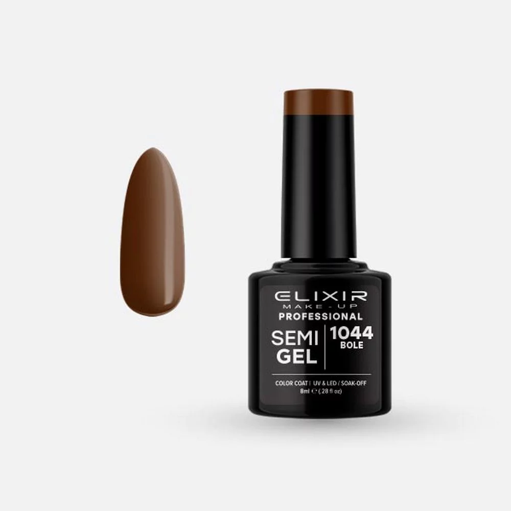 Elixir Make-up Semi Gel Ημιμόνιμο Επαγγελματικό Βερνίκι Νυχιών Νο1044 Bole, 8ml Elixir Make-up Semi Gel Ημιμόνιμο Επαγγελματικό Βερνίκι Νυχιών Νο1044 Bole, 8ml