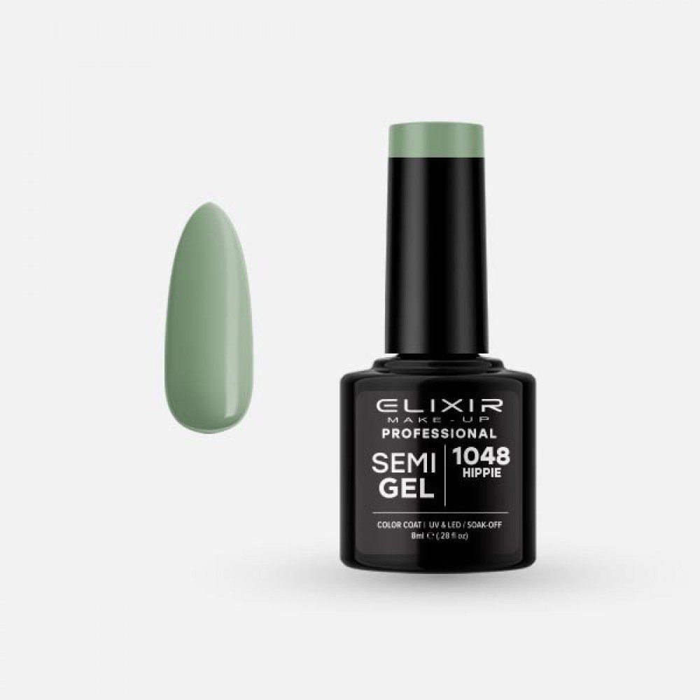 Elixir Make-up Semi Gel Ημιμόνιμο Επαγγελματικό Βερνίκι Νυχιών Νο1048 Hippie, 8ml