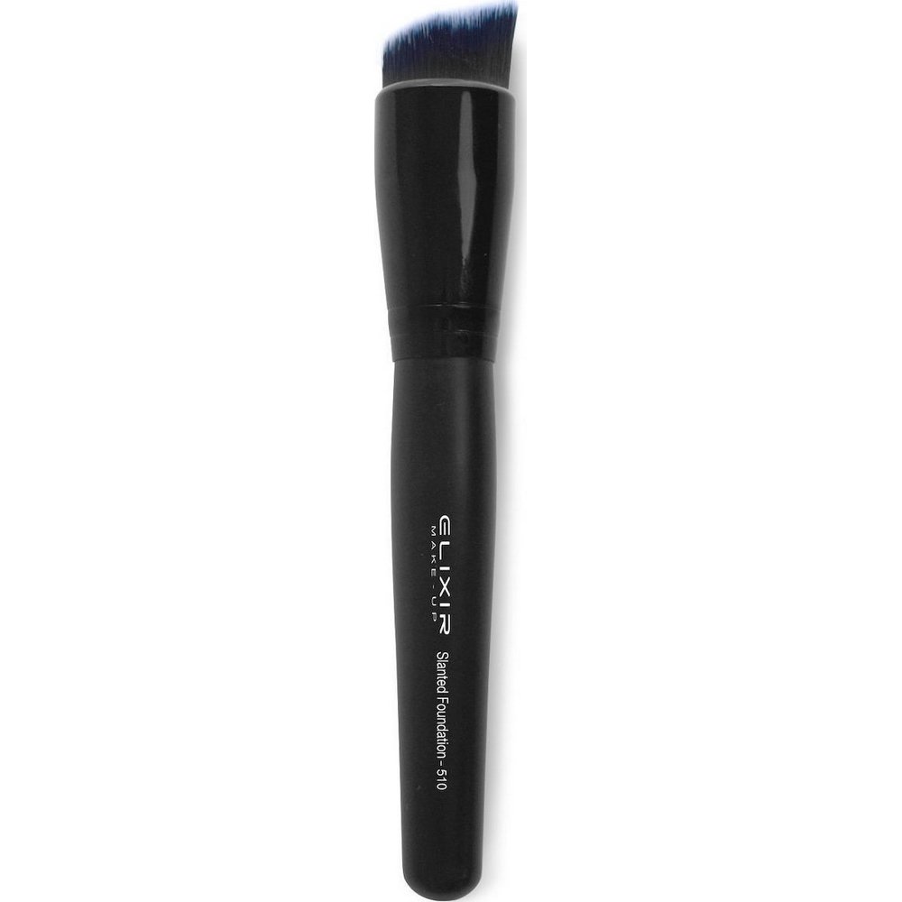 Elixir Make-Up Slanted Foundation Brush Πινέλο Make-up 510, 1τμχ