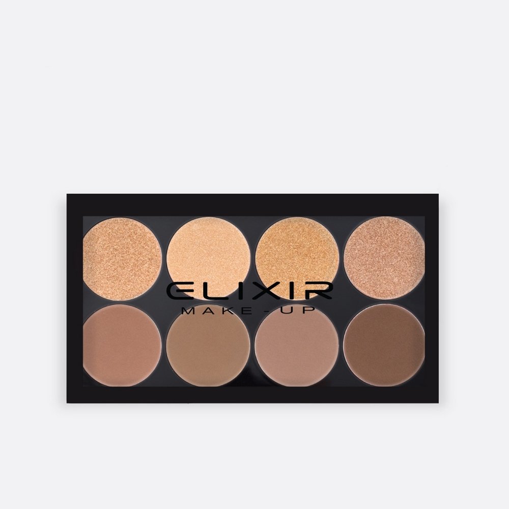 Elixir Make-Up Contour And Highlight Palette Παλέτα Contouring, 771A