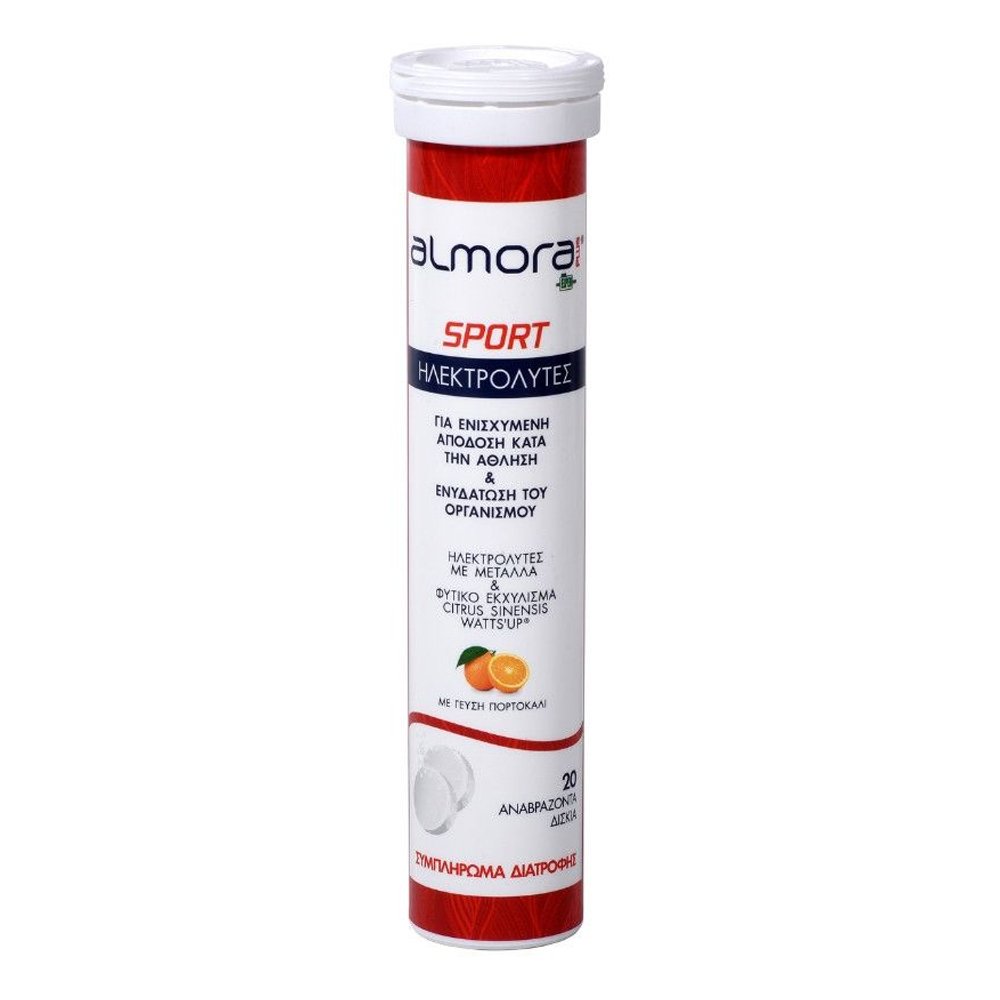 Almora Plus Sport Πορτοκάλι 20 Αναβράζοντα Δισκία