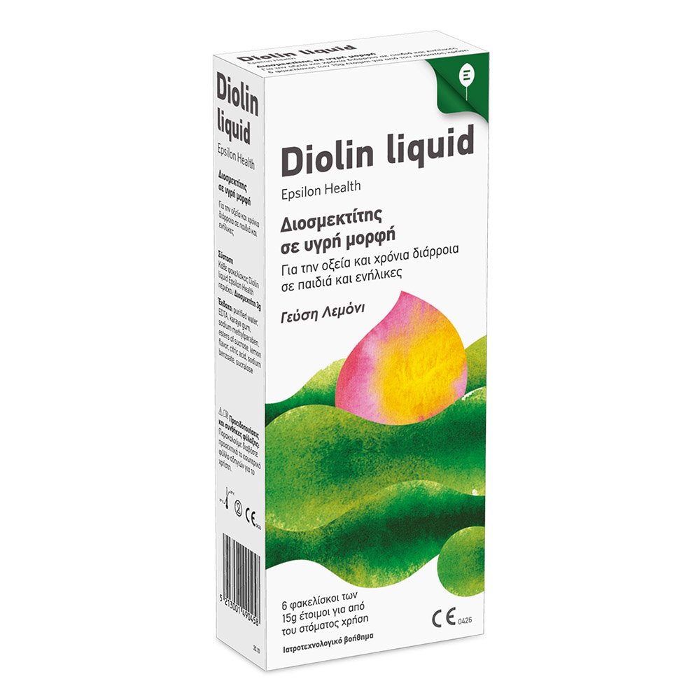 Epsilon Health Epsilon Health Diolin Liquid, 6 τμχ/φακελίσκοι των 15gr