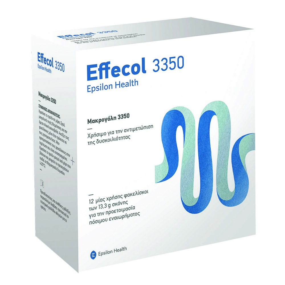 Epsilon Health Effecol 3350 Ιατροτεχνολογικό Βοήθημα για την Αντιμετώπιση της Χρόνιας Δυσκοιλιότητας, 12 φακελίσκοι