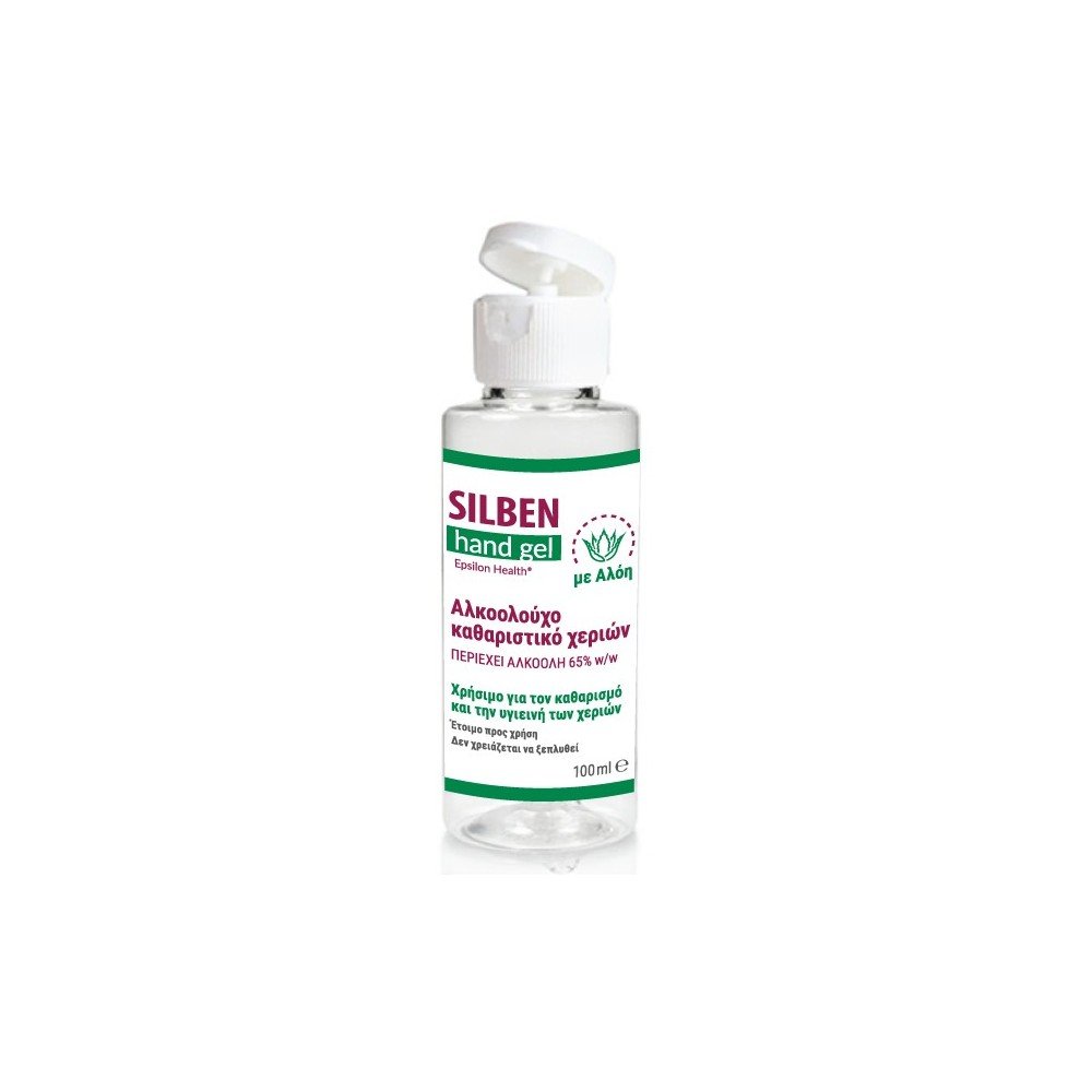 SILBEN HAND GEL Αντισηπτικό χεριών (Περιέχει Αλκοόλη 80% w/v (Βάρος κατά Όγκο)) 100ml - Epsilon Health SILBEN HAND GEL Αντισηπτικό χεριών (Περιέχει Αλκοόλη 80% w/v (Βάρος κατά Όγκο)) 100ml - Epsilon Health