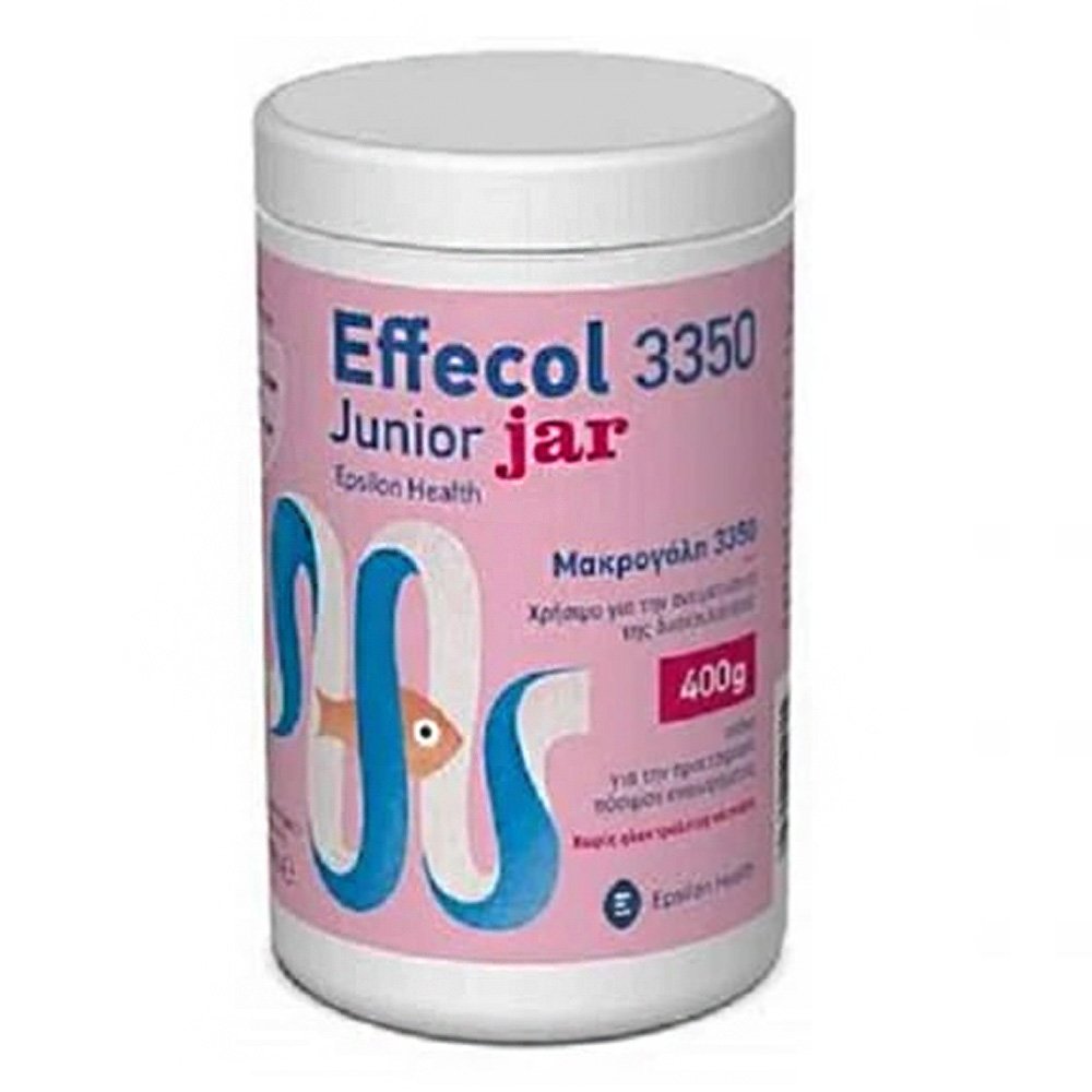 Epsilon Health Effecol 3350 Junior Jar Food Supplement Αντιμετώπιση Δυσκοιλιότητας σε Παιδιά, 400gr