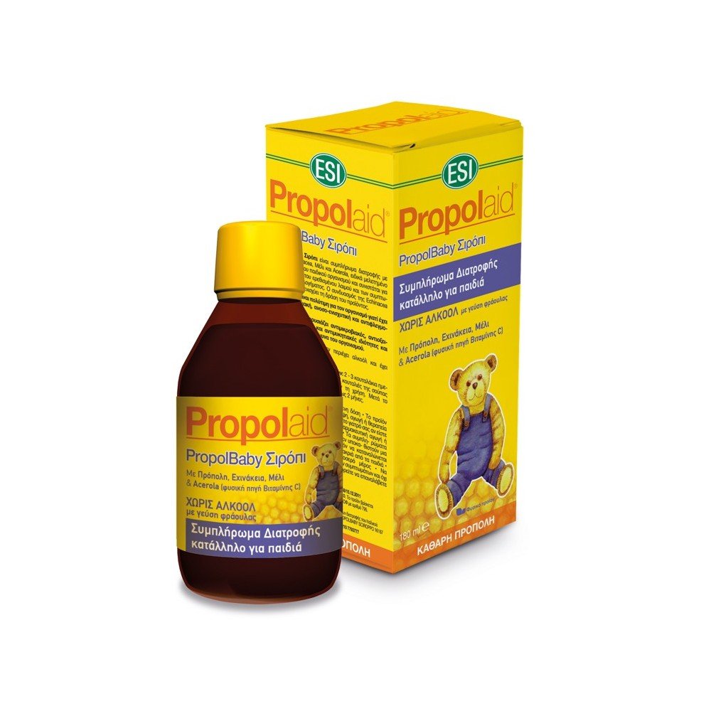 ESI Propolaid PropolBaby Παιδικό Συμπλήρωμα Διατροφής για Βήχα & Πονόλαιμο με Άρωμα Φράουλας, 180ml
