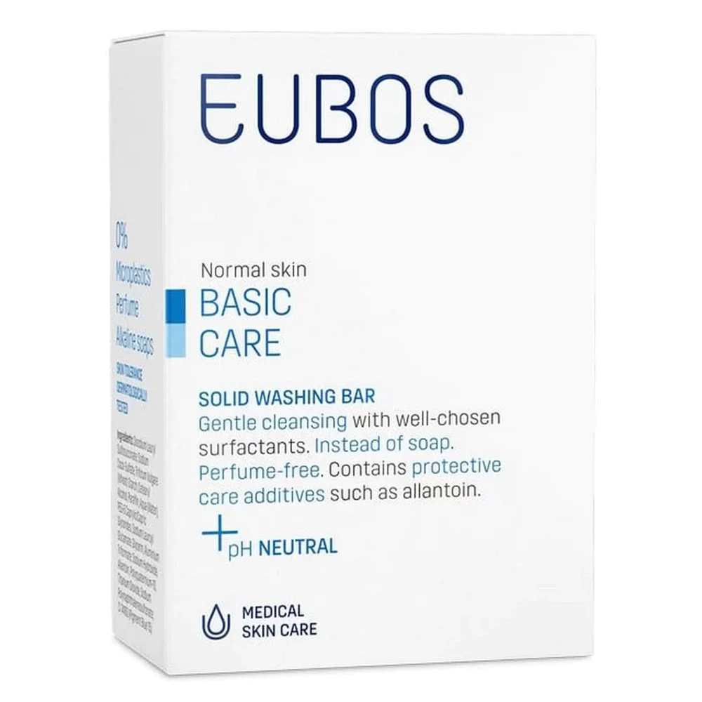 Eubos Solid Washing Bar Blue Σαπούνι Καθαρισμού Χωρίς Σαπώνες,125gr Eubos Solid Washing Bar Blue Σαπούνι Καθαρισμού Χωρίς Σαπώνες,125gr