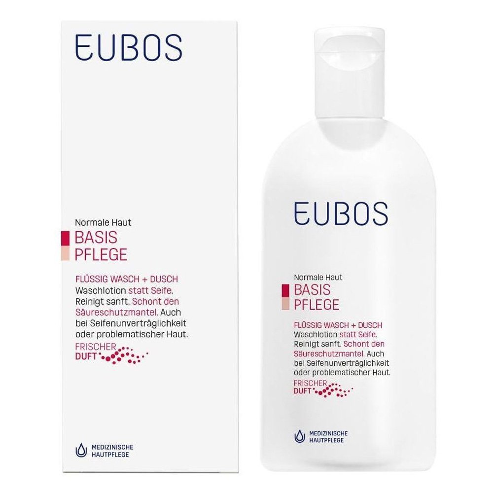 Eubos Liquid Red Washing Emulsion - Υγρό Καθαρισμού Προσώπου Σώματος, 200ml 