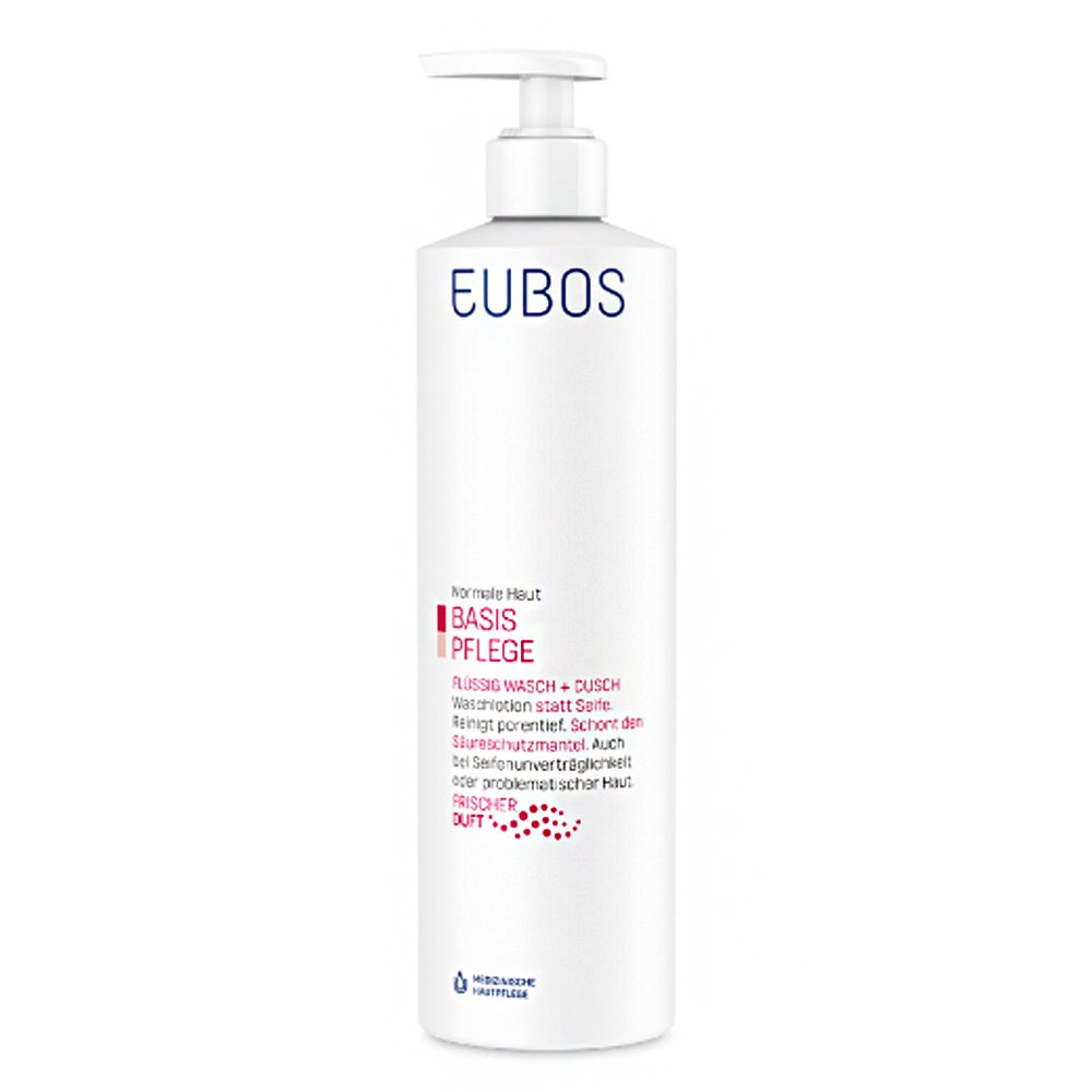 Eubos Liquid Red Washing Emulsion - Υγρό Καθαρισμού Προσώπου Σώματο, 400ml
