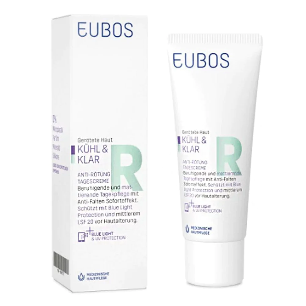 Eubos Cool & Calm Κρέμα Προσώπου Ημέρας με SPF20 για Ερυθρότητα 40ml Eubos Cool & Calm Κρέμα Προσώπου Ημέρας με SPF20 για Ερυθρότητα 40ml
