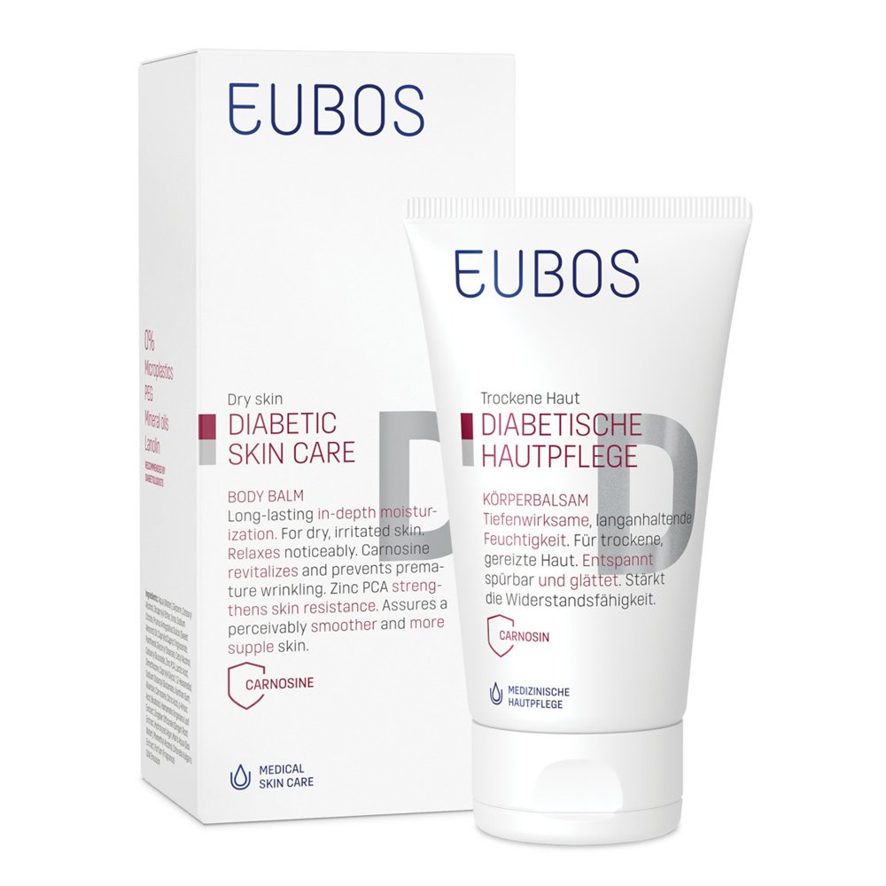 Eubos Diabetic Skin Body Balm Περιποίηση για το Διαβητικό Δέρμα, Βάλσαμο για το Ξηρό & Ευερέθιστο Δέρμα, 150 ml