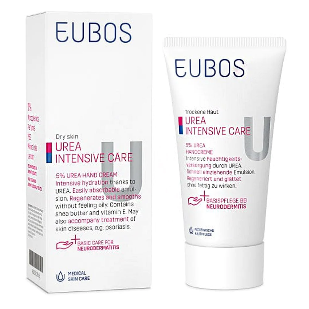 Eubos Urea 5% Hand Cream Κρέμα Εντατικής Φροντίδας για το Ξηρό & Σκασμένο Δέρμα των Χεριών με 5% Ουρία, 75ml Eubos Urea 5% Hand Cream Κρέμα Εντατικής Φροντίδας για το Ξηρό & Σκασμένο Δέρμα των Χεριών με 5% Ουρία, 75ml