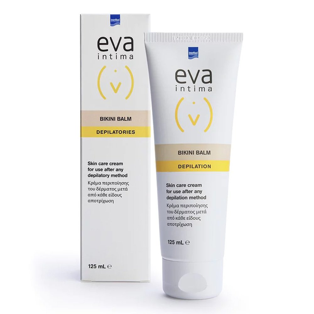 Intermed Eva Bikini Balm Κρέμα για την Ανακούφιση & Προστασία του Δέρματος μετά την Αποτρίχωση, 125ml