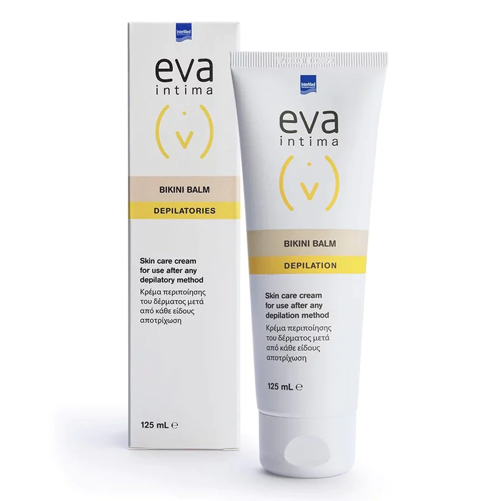 Intermed Eva Bikini Balm Κρέμα για την Ανακούφιση & Προστασία του Δέρματος μετά την Αποτρίχωση, 125ml