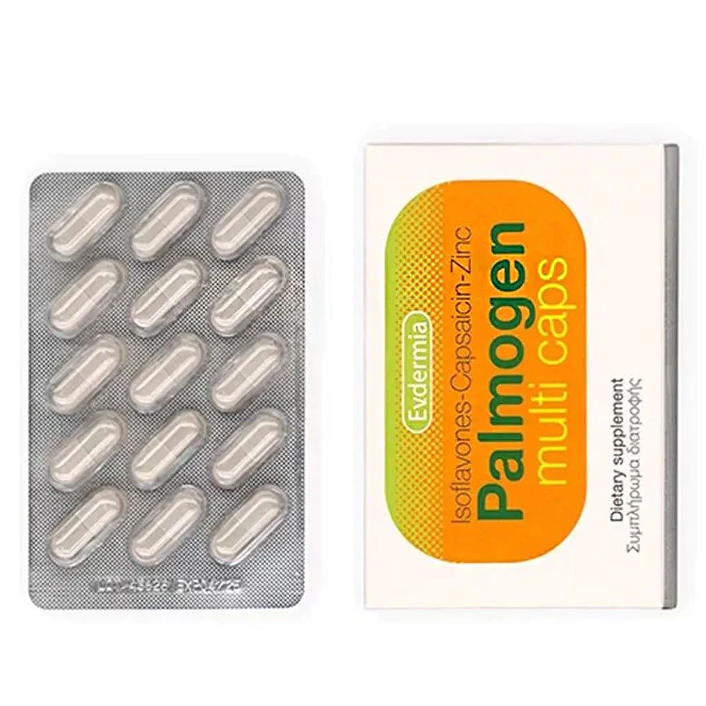 Evdermia Palmogen Συμπλήρωμα Διατροφής Για την Υγεία Των Μαλλιών, 30 Κάψουλες