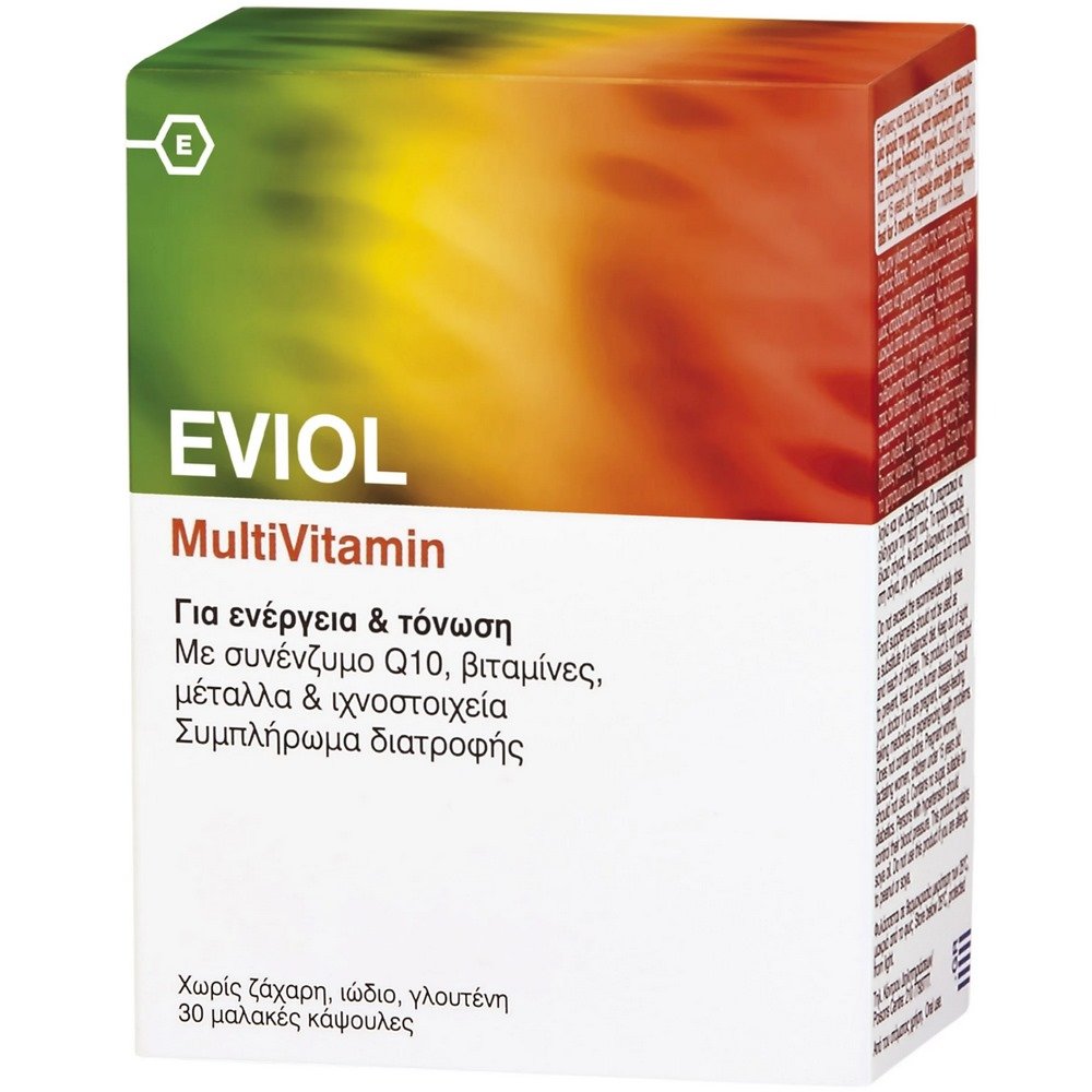 Eviol Multivitamin Πολυβιταμίνες για Ενέργεια & Τόνωση, 30caps