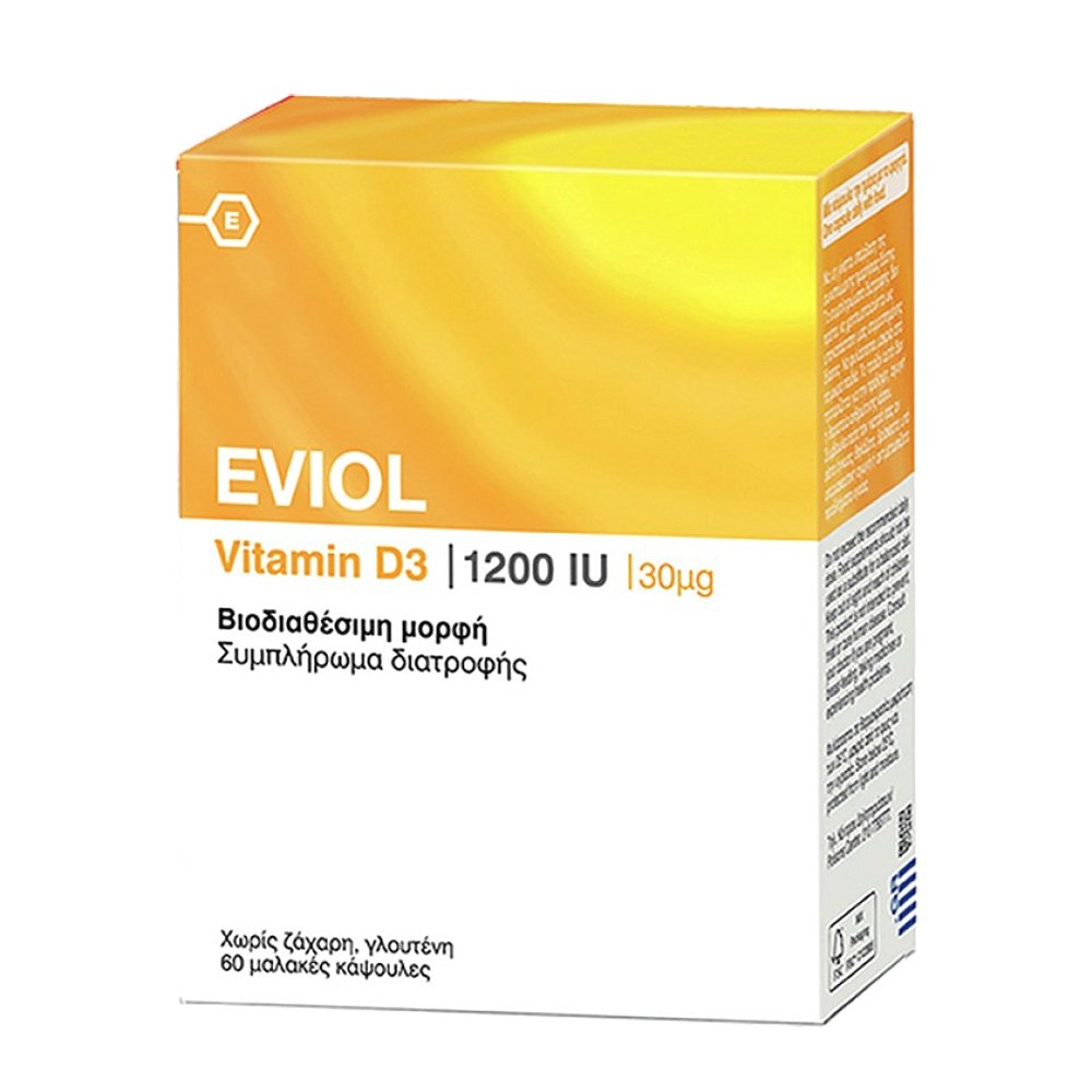 Eviol Vitamin D3 1200iu 30mcg, 60caps