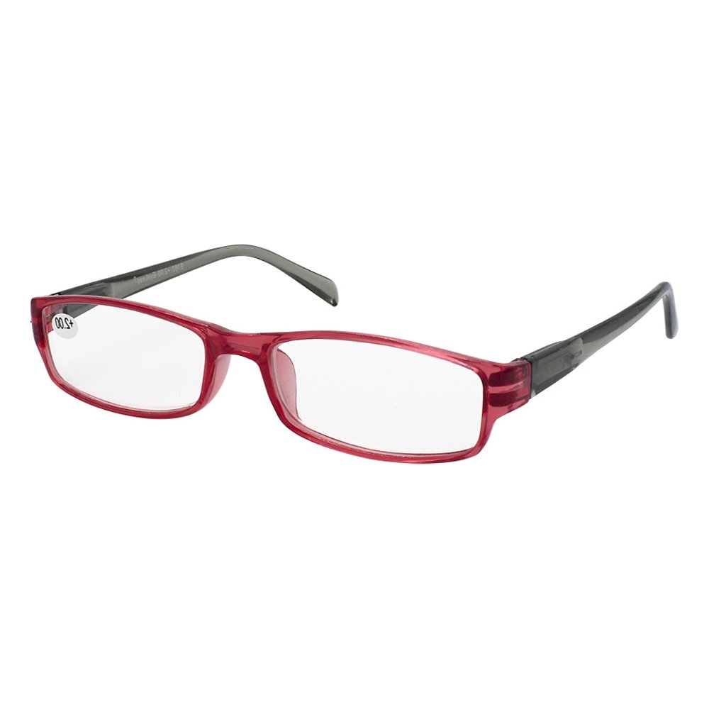 Eyelead Κοκκάλινα Γυαλιά Ανάγνωσης +2.00 Κόκκινα Γκρι Ε182, 1τμχ