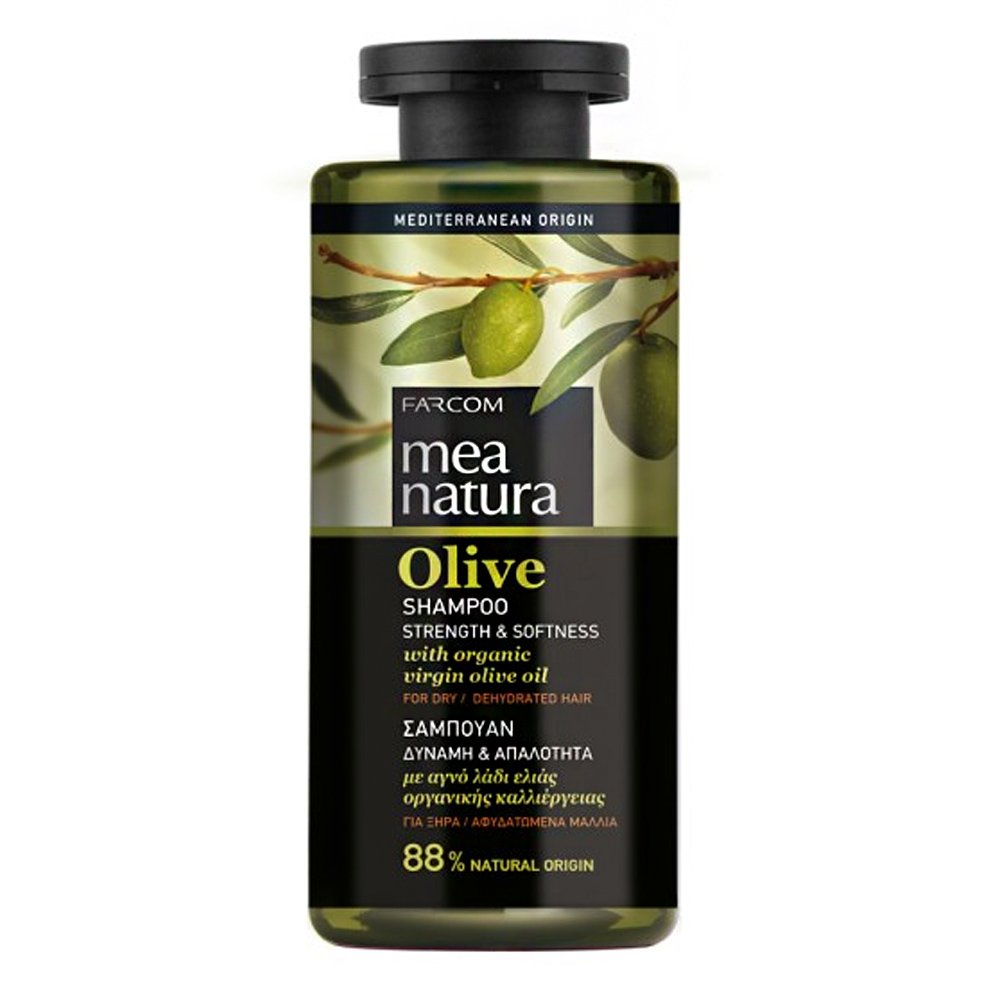 Farcom Mea Natura Olive Σαμπουάν Δύναμη & Απαλότητα, 300ml