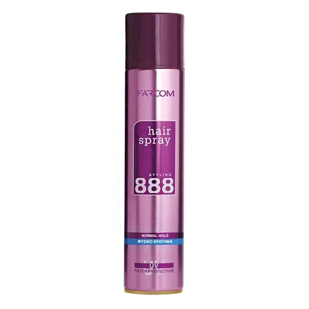 Farcom 888 Λάκ για Κανονικά & Ξηρά Μαλλιά, 400ml Farcom 888 Λάκ για Κανονικά & Ξηρά Μαλλιά, 400ml
