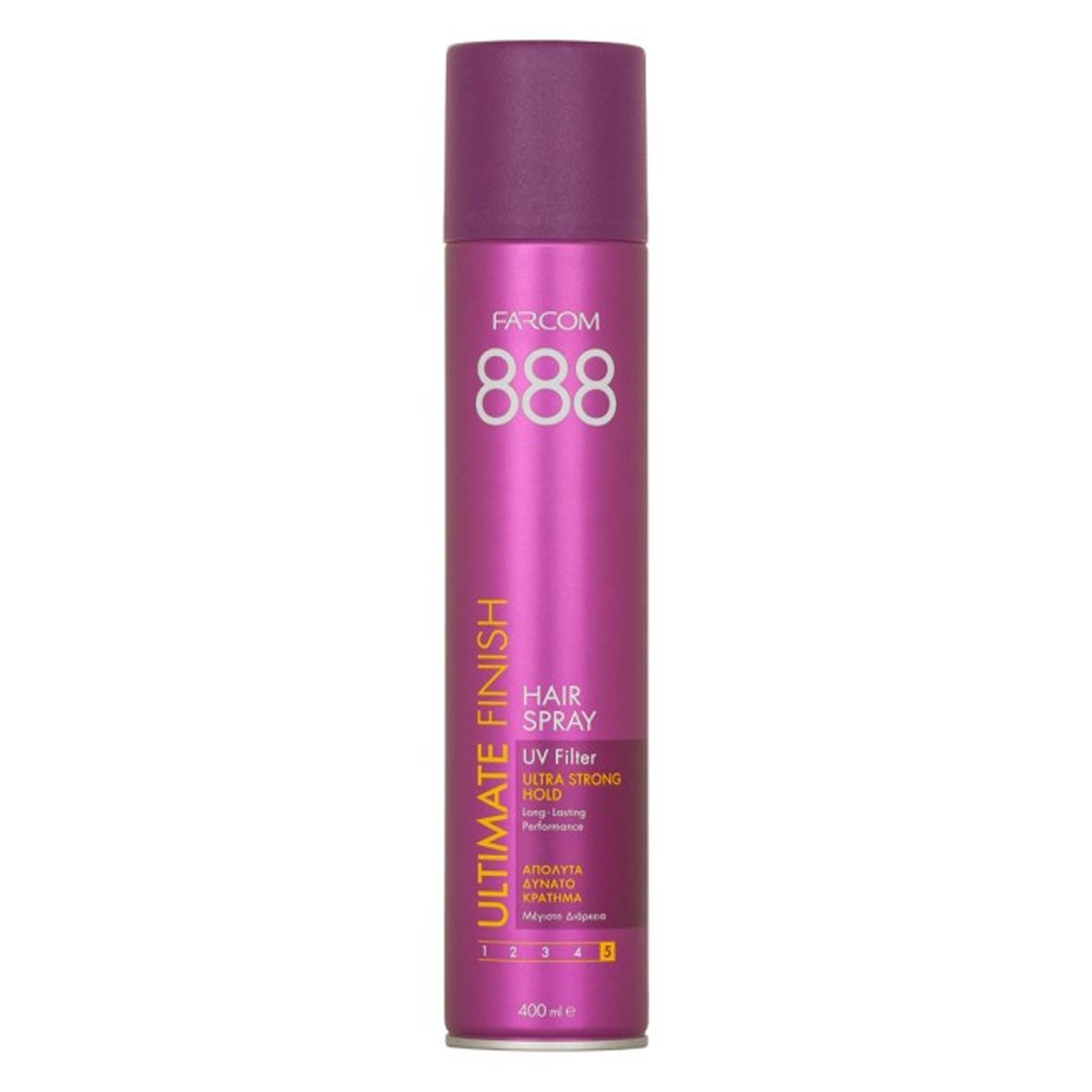 Farcom Hair Spray Styling 888 Extra Strong, 400ml